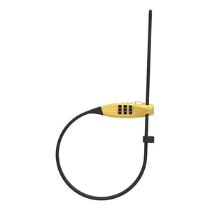 Abus Cable Locks Abus Combiflex TravelGuard Cable lock Combination 4mm 45cm Yellow