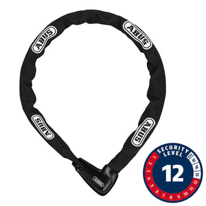 Abus Chain Locks Abus Steel-O-Chain 9809K XPlus Chain Lock Key 9mm 85cm 2.8' Black