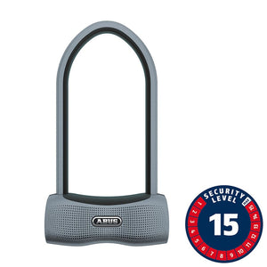 Abus U-Lock Abus 770A SmartX U-Lock Smart 160x300mm 6.3''x11.8'' Thickness in mm: 13mm Black KF Bracket