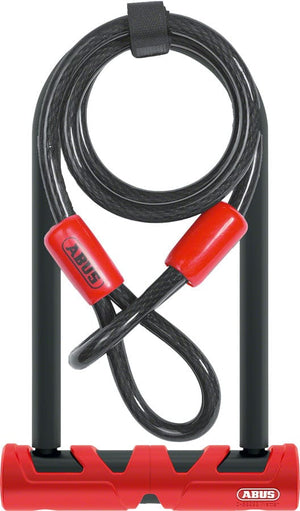 Abus U-Lock Abus Ultimate ComboPack - 420STD 9" U-lock 10mm/120cm Cable USH Bracket