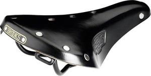 Brooks Saddle Black Brooks B17 Leather Saddle Short Steel