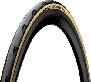 Continental Tires Continental Grand Prix 5000 All Season TR Tire - 700 x 35 Tubeless Folding BLK/Cream BLKChili Vectran Breaker LazerGrip