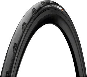 Continental Tires Continental Grand Prix 5000 Tire - 700 x 23 Clincher Folding BLK BLKChili Vectran Breaker LazerGrip ACT