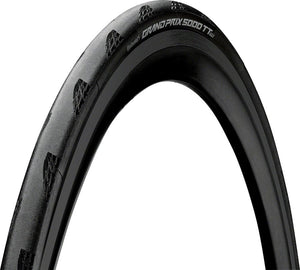 Continental Tires Continental Grand Prix 5000 TT TR Tire - 700 x 30 Tubeless Folding BLK BLKChili Vectran Breaker LazerGrip ACT