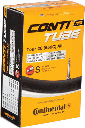Continental Tube Continental Standard Tube - 26 x 1.4 - 1.75 42mm Presta Valve