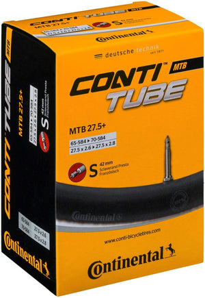 Continental Tube Continental Standard Tube - 27.5 x 2.6 - 2.8 42mm Presta Valve