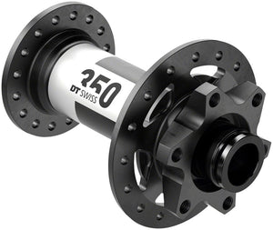 DT Swiss Front Hub DT Swiss 350 Front Hub - 15 x 100mm 6-Bolt Black 28H