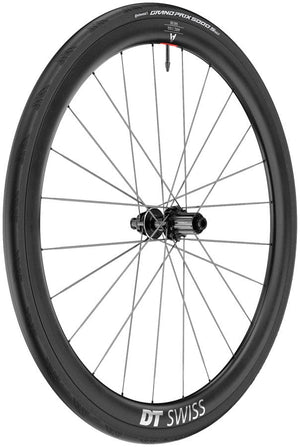 DT Swiss Rear Wheel DT Swiss ARC 1100 Spline CS 38 Rear Wheel - 700 12 x 142mm Center-Lock HG11 Road/XDR Ratchet EXP 36 BLK WTS w/Grand Prix 5000 STR Ti