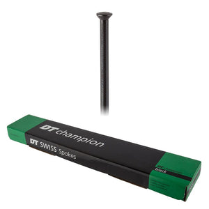 Dt swiss Spokes Dt swiss Champion Straight Pull Straight Pull 2.0 (14G) 288mm Box of 100 Black No