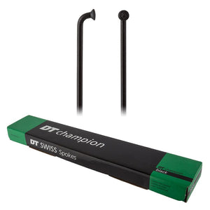 Dt swiss Spokes Dt swiss Champion Straight Pull Straight Pull 2.0 (14G) 290mm Box of 100 Black No