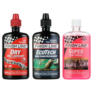 Finish Line LubeCleaning Finish Line Premium Bike Care Value Pack- 4 oz each