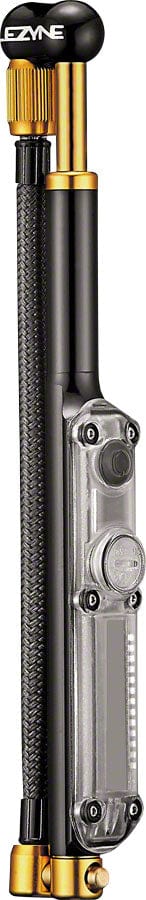 Lezyne Shocks Pumps Lezyne Digital Shock Drive Pump 350 psi with zero-loss chuck head Black/Gold
