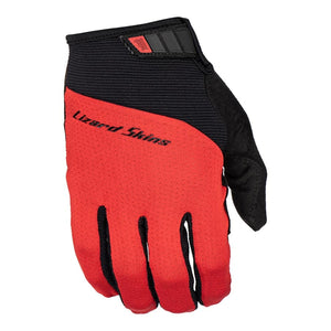 Lizard Skins Full Finger Gloves Lizard Skins Monitor Traverse Full Finger Gloves Crimson Red XXL Pair