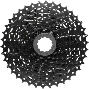 microSHIFT Cassettes and Cogs microSHIFT ADVENT Super Short Cassette - 9 Speed 11-38t Black ED Coated