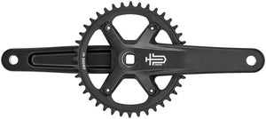 microSHIFT Cranksets and Arms 172.5Mm / 40T microSHIFT Sword BLK 1x Crankset - 9/10-Speed 110 Asym BCD JIS Square Taper Spindle Interface, Black