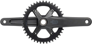 microSHIFT Cranksets and Arms microSHIFT Sword 1x Crankset - 165mm 10-Speed 42t 110 Asym BCD  24mm Spindle BLK