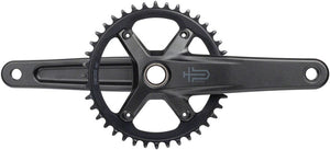 microSHIFT Cranksets and Arms microSHIFT Sword 1x Crankset - 172.5mm 10-Speed 40t 110 Asym BCD  24mm Spindle BLK