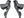 microSHIFT Drivetrain microSHIFT Sword Drop Bar Shifter/Brake Lever Set - 2x, 10-Speed, Sword Compatible, Gray