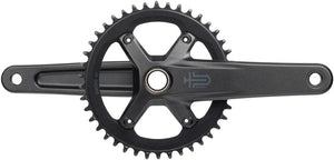 microSHIFT Drivetrain microSHIFT Sword 1x Crankset - 170mm, 10-Speed, 42t, 110 Asym BCD,  24mm Spindle, Black