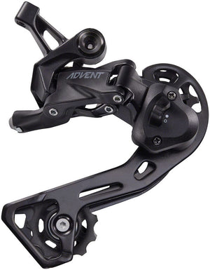 microSHIFT Rear Derailleurs microSHIFT ADVENT Rear Derailleur - 9 Speed Medium Cage Black With Clutch