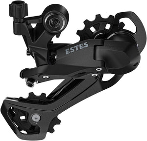 microSHIFT Rear Derailleurs microSHIFT Estes Rear Derailleur - 7/8/9-Speed Long Cage 34-40t Max Cog 11-14t Min Cog 45t Capacity BLK