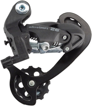 microSHIFT Rear Derailleurs microSHIFT M26 Rear Derailleur - 7/8 Speed Short Cage Black