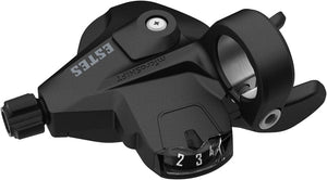 microSHIFT Shifters microSHIFT Estes Thumb Tap Shifter - Right 8-Speed Optical Gear Indicator BLK