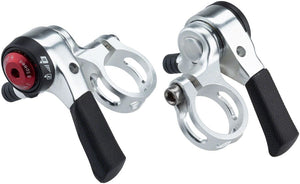 microSHIFT Shifters microSHIFT Thumb Shifter Set 8-Speed Double/Triple Shimano Compatible