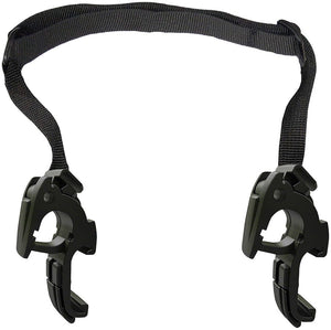 Ortlieb Bag Accessories Ortlieb Replacement Pannier Hooks For QL2.1 Systems Fits 18mm Rails Only no inserts Pair BLK