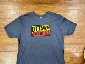 Ottawa Bike and Trail Shop Merch Navy / X-Small Logo T-Shirt Short Sleeve Unisex
