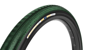 Panaracer Tires Panaracer GravelKing SS Tire - 700 x 45 Tubeless Folding British Racing Green/BLK