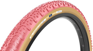 Panaracer Tires Panaracer GravelKing X1 Tire - 700 x 45 Tubeless Folding Sakura/Brown