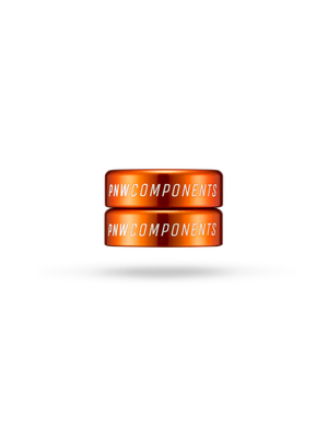 PNW Components Lock-On Grip Clamps Blood Orange PNW Grip Clamps