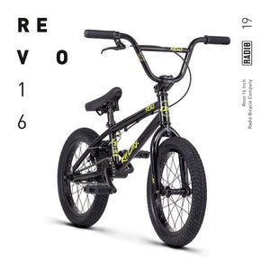 Radio BMX Radio Revo 16" BMX Bike - 15.75" TT, Black