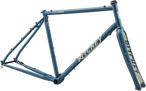 Ritchey All-Road Frame Ritchey Outback Breakaway Frameset - 700c, Steel, Blue