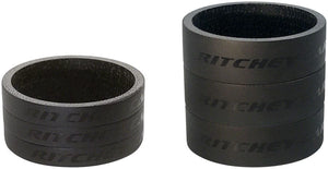 Ritchey Headset Spacers Ritchey WCS Headset Stack Spacer - 1-1/8" 3x5mm 3x10mm Carbon Matte BLK