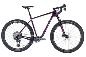 Salsa All-Road Bike Salsa Cutthroat C Rival GX AXS Transmission SUS Bike - 29" Carbon Deep Orchid 56cm
