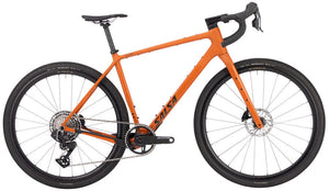 Salsa All-Road Bike Salsa Flyway C DLX Force XPLR AXS 13 Bike - 700c Carbon Amber X-Large