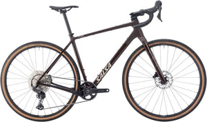Salsa All-Road Bike Salsa Flyway C GRX 610 12 Bike - 700c Carbon Dark Umber Medium/Large