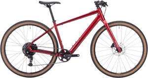 Salsa All-Road Ebike Salsa Confluence Flat Bar Essa 8 eBike - 700c Aluminum Canyon Red XL