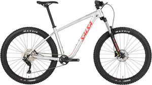 Salsa Bicycle Salsa Rangefinder Deore 10 27.5+ Bike - 27.5" Aluminum Silver X-Small