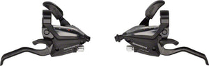 Shimano Brake/Shift Lever - Flat Bar 8 Shimano ST-EF500 3 x 7/8-Speed Brake/Shift Lever Sets