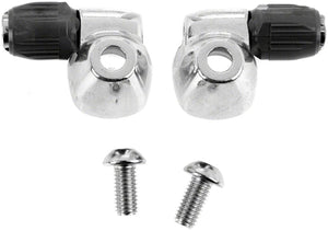 Shimano Cable Stop and Guides Shimano SM-CS50 Outer Stopper Assembly - For Light Aluminum Frame Flat Downtube Shift Bosses Right Left Pair