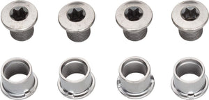 Shimano Chainring Bolts and Hardware Shimano SLX FC-M7000-3 Middle and Outer Chainring Bolts Set of 8