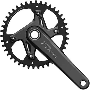 Shimano Cranksets and Arms 165Mm / 40T Shimano CUES FC-U6030-1 Crankset - 9/10/11-Speed, Asymmetric ,110 BCD, Black