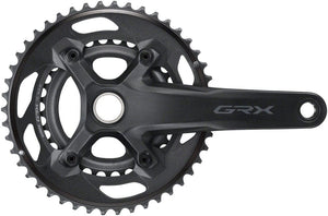 Shimano Cranksets and Arms 46/30T / 175Mm Shimano GRX FC-RX610-1 Crankset - 12 Speed Hollowtech II Spindle Interface BLK