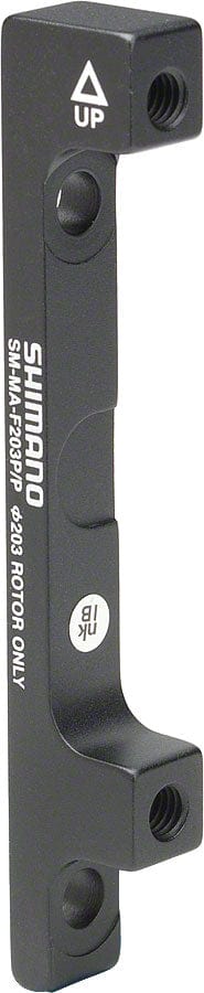 Shimano Disc Brake Adapters & Bolts Shimano F203P/P Disc Brake Adaptor 203mm Rotor 74mm Caliper 74mm Frame Fork