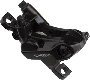 Shimano Disc Brake Calipers Shimano BR-MT520 4-Piston Disc Brake Caliper Metal Pads Front Rear BLK