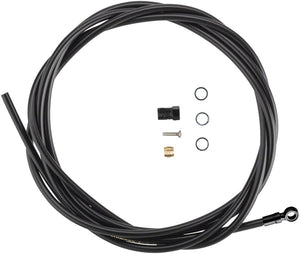 Shimano Disc Hose and Parts Shimano SM-BH90-SBM High Pressure Disc Brake Hose Kit BLK Banjo Fitting - 2000mm W/O Banjo Bolt BLK