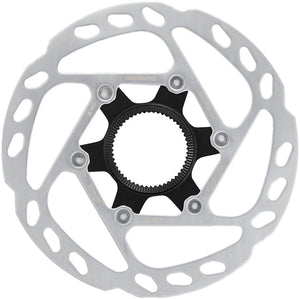 Shimano Disc Rotor Shimano SM-RT64-SS Disc Brake Rotor External Lockring - 140mm Center Lock Silver